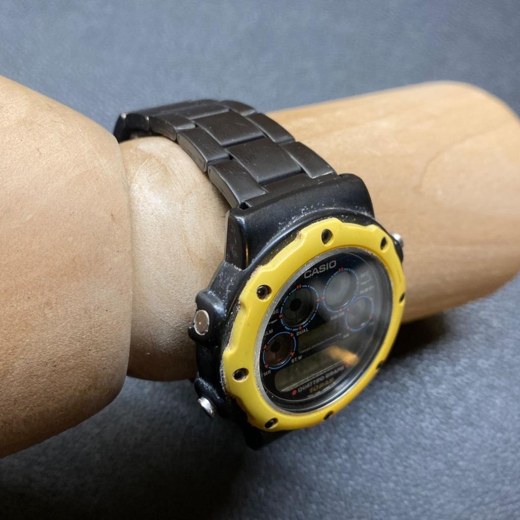 Vintage CASIO QGW-10 Digital Watch HEXA GRAPH Rare Japan FS