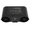 Waist Mounted Fan USB Rechargeable Cooling Fan with Digital Display CW and CCW Strong Airflow Fan
