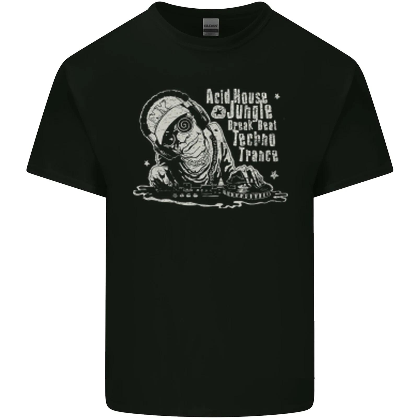 Twisted DJ Decks Vinyl DJing Acid House Kids T-Shirt Childrens 3XL