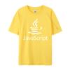Javascript Programmer Js Computer Developers Pink Graphic Tees Harajuku Tops T Shirt Vaporwave Luxury Clothing