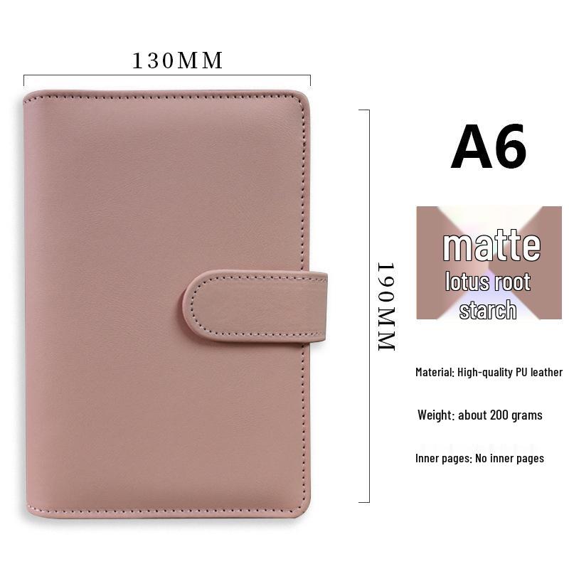 Macaron Minimalist Loose-Leaf Notebooks: A5, A6 Travel, and A7 Pocket Korean Creative Stationery Budget Books