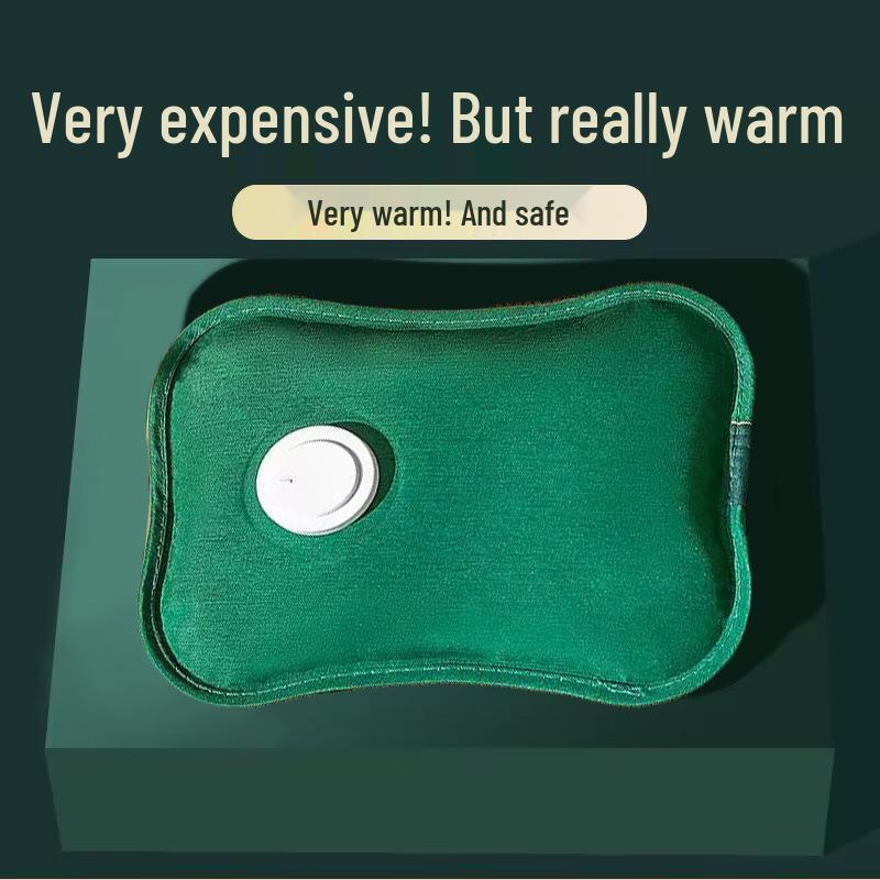 Explosion-Proof Rechargeable Plush Hot Water Bottle: Cute, Warm Hand & Belly Warmer for Girls’ Dormitory
