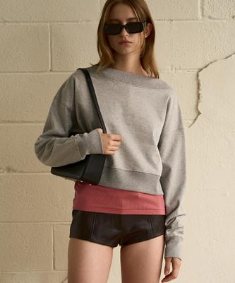 SIGREAT Boat Neck Sweatshirt