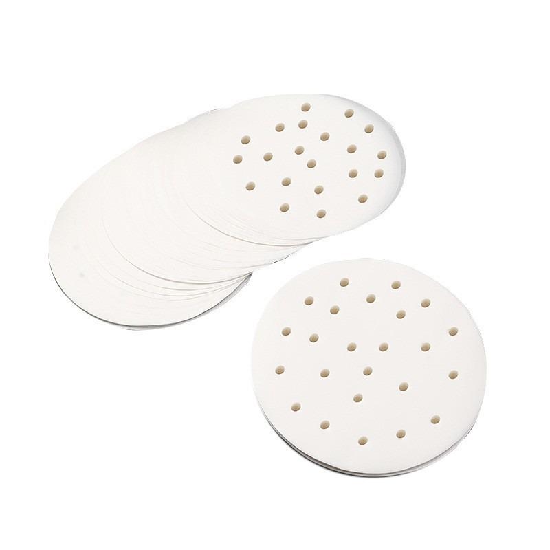 Disposable Non-Stick Steamer Mat for Mantou Baozi - Heat-Resistant Silicone Oil Baking Paper
