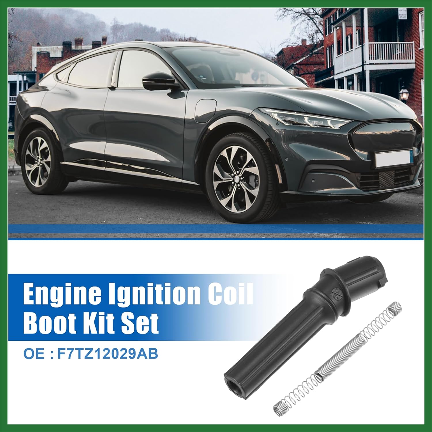 Motoforti 8 Set Engine Ignition Coil Boot Kit No.F7TZ12029BA Fit for Ford F-450 Super Duty 1999-2005 for Ford F-350 Super Duty 1999-2004 Long-lasting