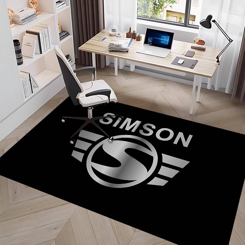 S-SimsonS LOGO Floor Mat Retro Multiple Choice Living Room Kitchen Rug Non-Slip Modern Home Decor