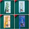 Tassel Pendant Metal Bookmark Metal Floral Painting Bookmark  School Office Supplies