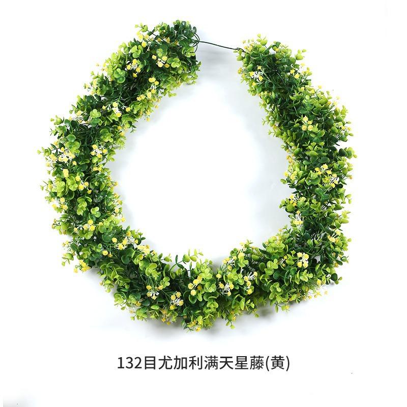 Hotel Wedding Photo Simulation Wreath Storefront Decoration Simulation Plant Door Decoration Pendant Green Plants