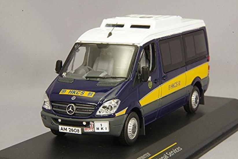 TINY Sprinter HKCS Police Escort Vehicle 1/43 Mercedes-Benz (Penal Station) (Finished Model)