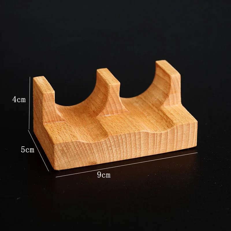 Creative Wooden Sushi Display Plate Rectangular Molecule Cuisine Display Rack Restaurant Food Specialty Display Tableware