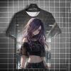 Sexy Anime Girl 3d Print T shirt Tops Men's Women's Fashion Sports Large size Tops Tees Sexy Girls Summer Tshirt Kids Clothing