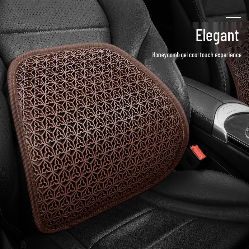 Breathable Honeycomb Gel Seat Cushion for Car and Office - Cool Silicone Egg Pad