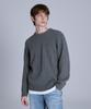 BASIC HOUSE Cable Round Neck Knit Melange Grey Lykt7101