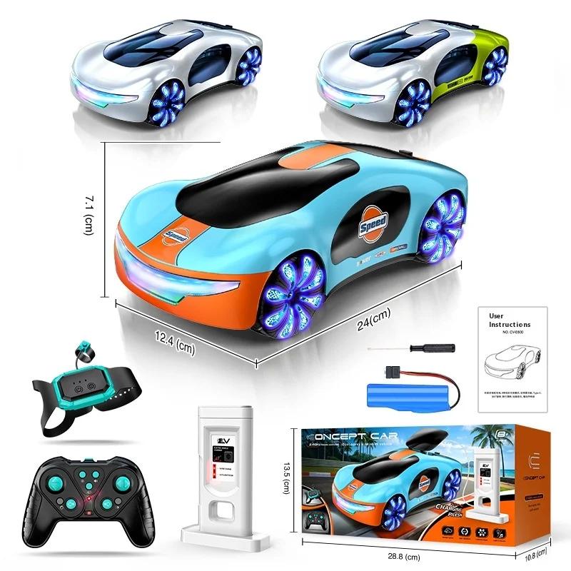 Non-Toxic Remote Control Concept Cars Drift Vehicle 2.4G 4Wd Rc Car Gesture Sensor With Lights And Music Kids Toys For Children Birthday Gifts