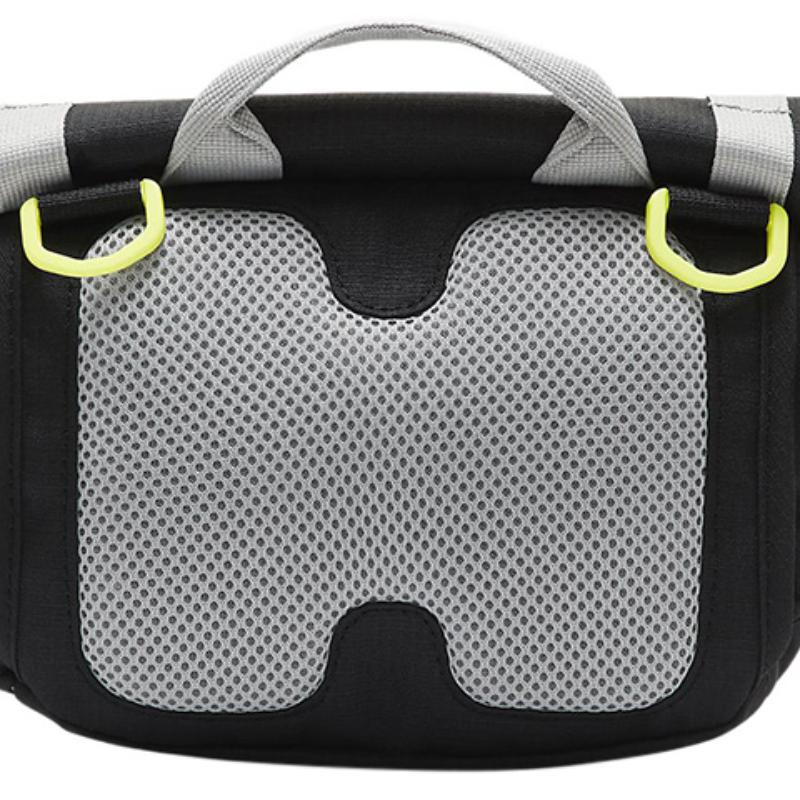 Nike Fabric One Shoulder Crossbody Fanny Pack Regular Unisex Black/Gray Casual DJ9681-010