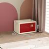 Plastic Storage Box Folding Organization Boxes Living Room Large Capacity Acrylic Case Household Living Organization Furniture
