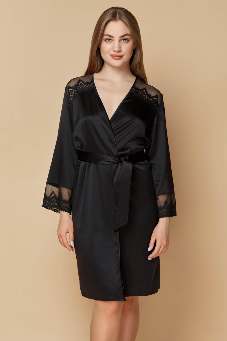 

Халат Anabel Arto (82232) 48(XL) чорний