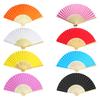 Folding Hand Fans for Women Reusable Paper Fan for Wedding Dancing Party Favors DIY Crafts Lightweight Travel Fan