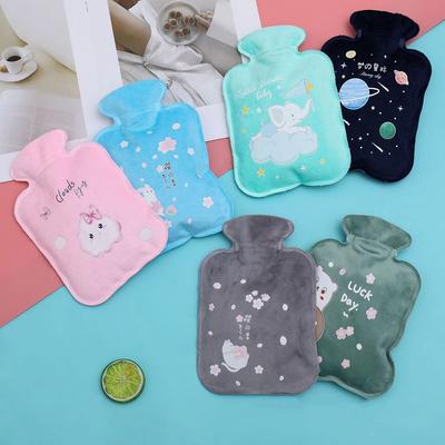 Mini Cute Explosion-proof Hot Water Bottles Water Injection Plush Warming Products