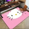 1pc Sanrio Hello Kitty Mermaid Printed Office Carpet Rectangle Rug Under The Table,Perfect Room Decor for Living Room, Bedroom, Kitchen, Non-slip Floo