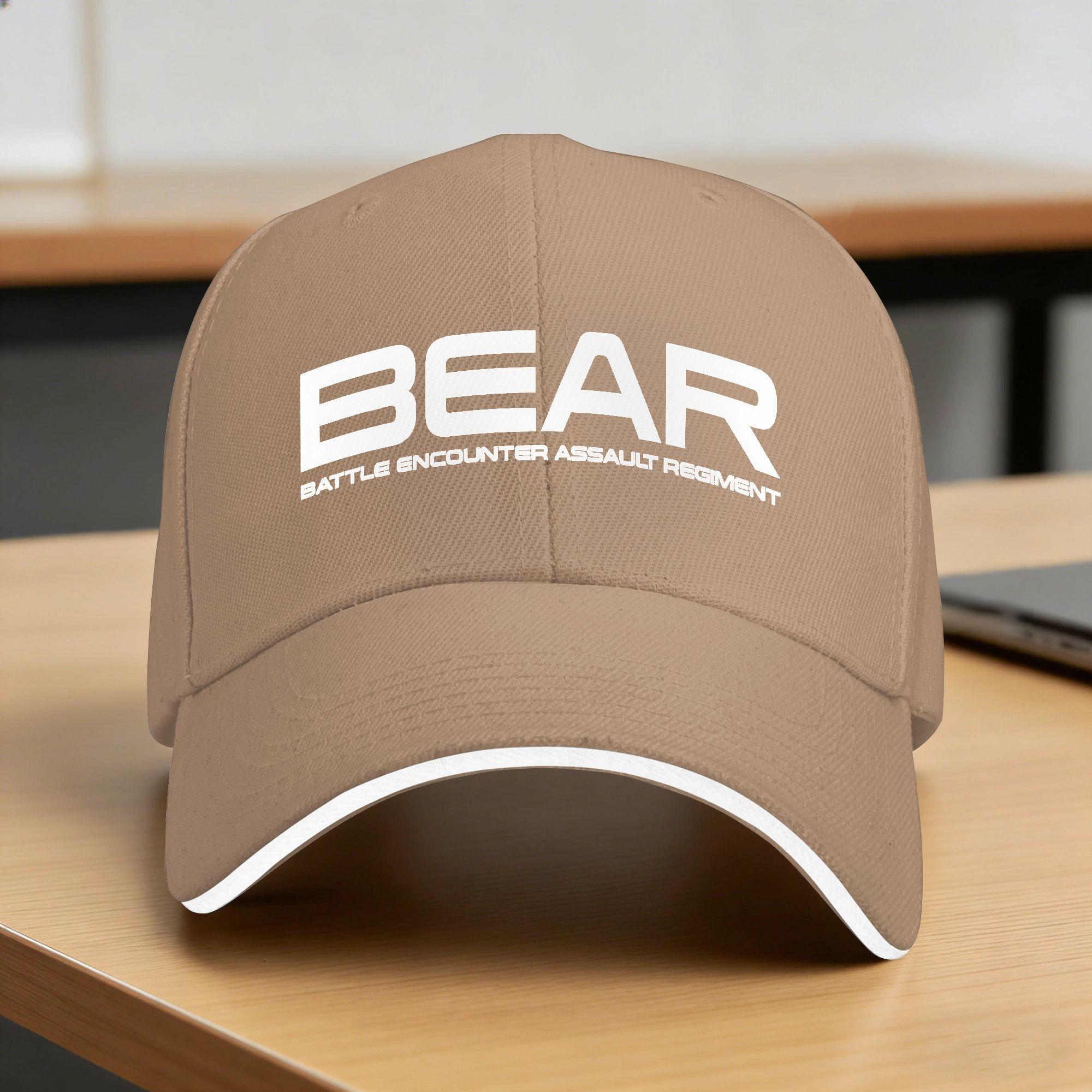 Bär - Escape From Tarkov Sonne Baseballkappe Sommer Herren Erwachsener Benutzerdefiniertes Logo Trucker-Kappe Sonnenschutz Outdoor-Sport Baseballkappen One Size gray