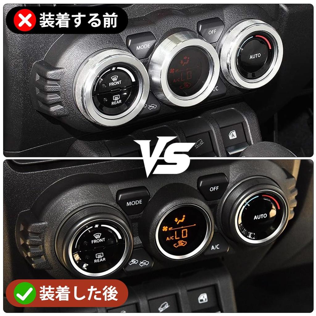 Air Conditioner Dial Cover for Jimny Interior Parts for New