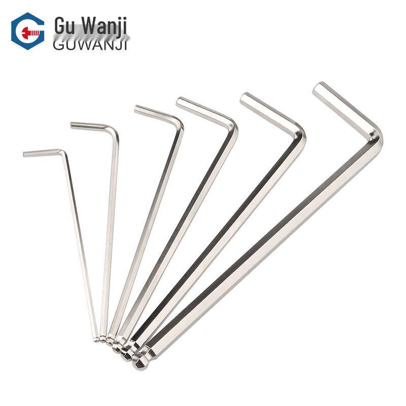 Guwanji L-Shaped Hex Key Wrench 5mm (Pack of 5)