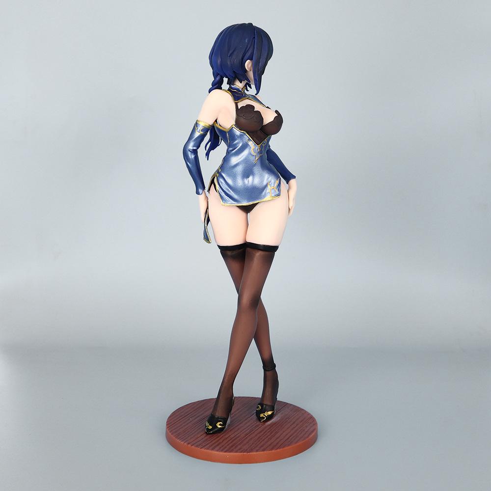 "New Arrival: Nangong Cherry Cheongsam Office Doll with Scenic Chassis"