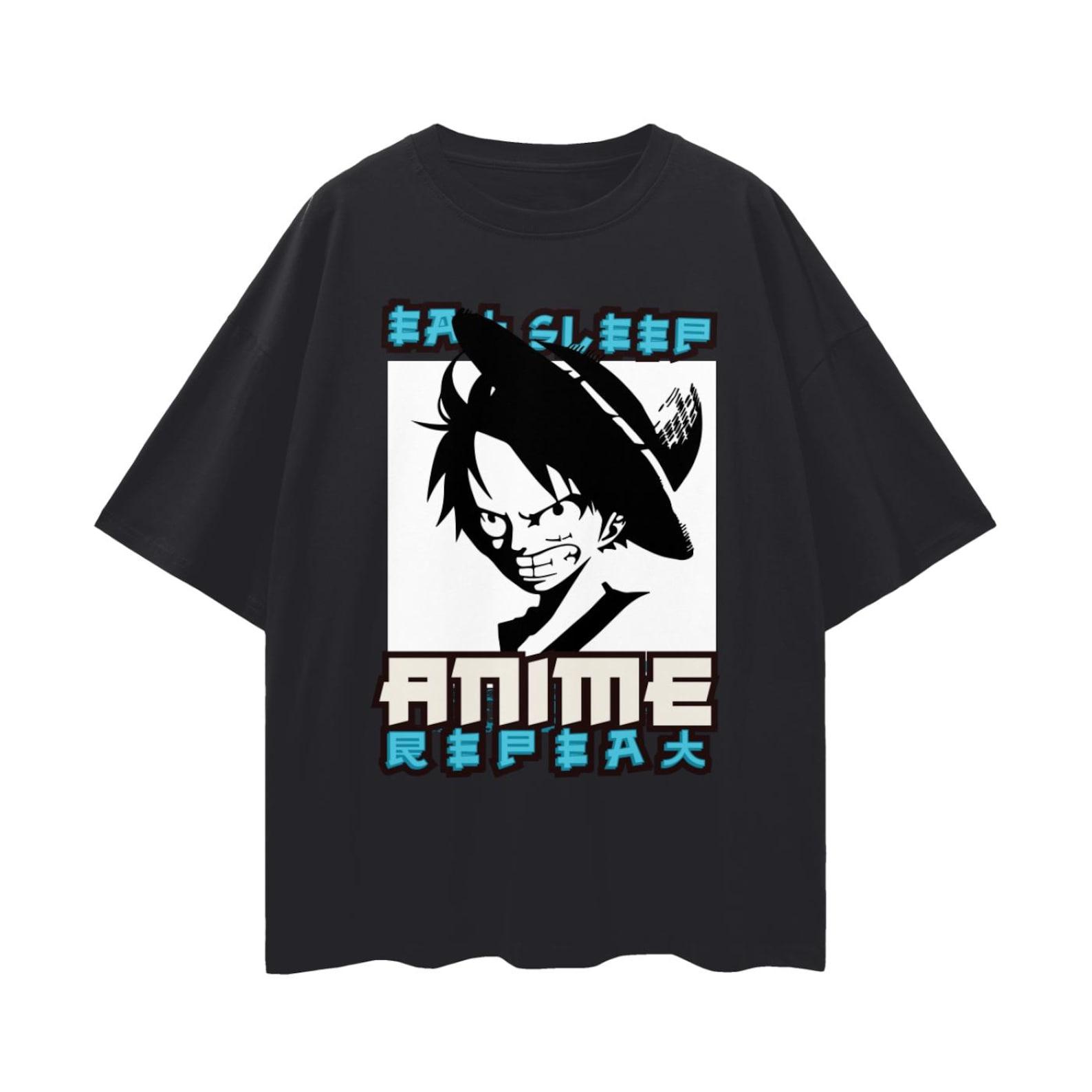 Eat Sleep Anime Repeat Oversized T-Shirt 3XL