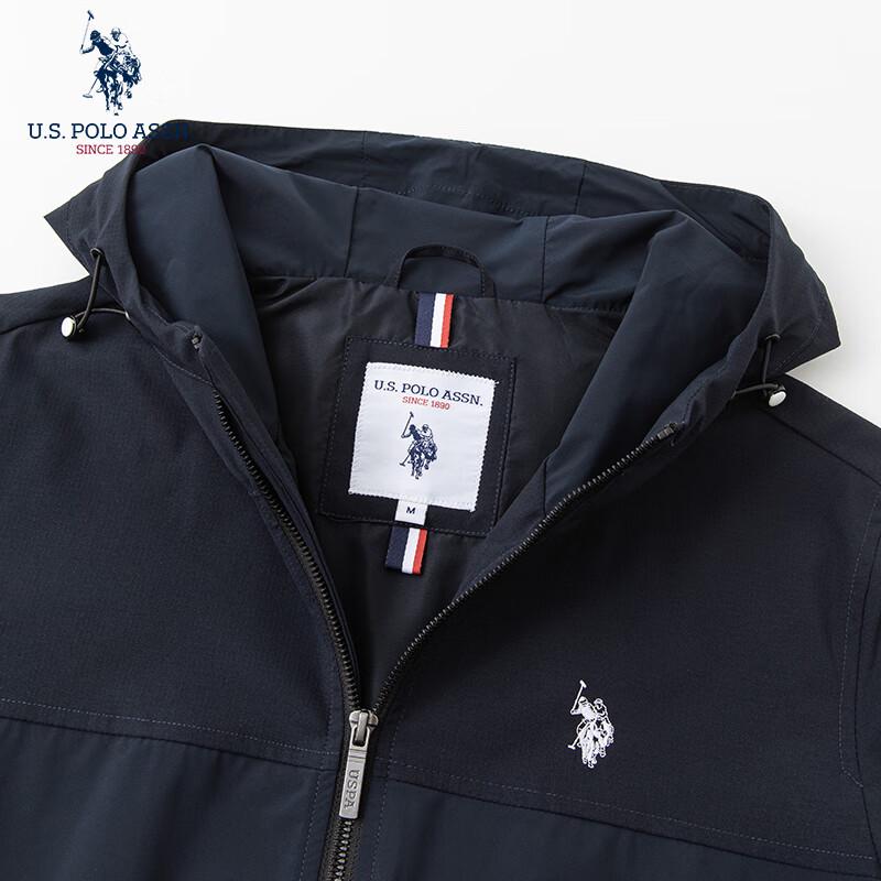 U.S. Polo Assn. Men's Hooded Casual Outdoor Jacket