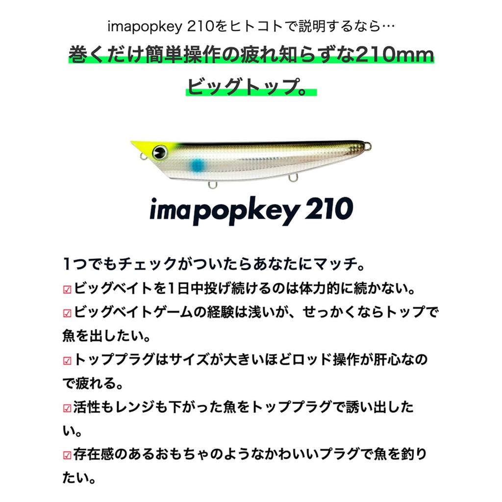 Ams Design Imapopkey 210 Lure Matte Chart OB (Ima) #IP210-005