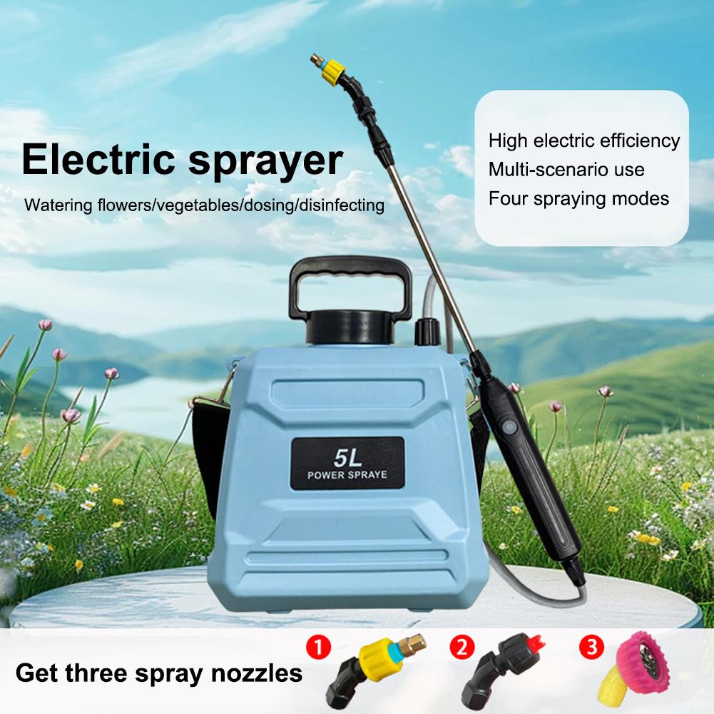 

Electric 1.3 Gal Battery Powered Sprayer Plant Water Pump Sprayers Garden Irrigation Sprayer Tool & Shoulder Strap for Weed Lawn China Mainland