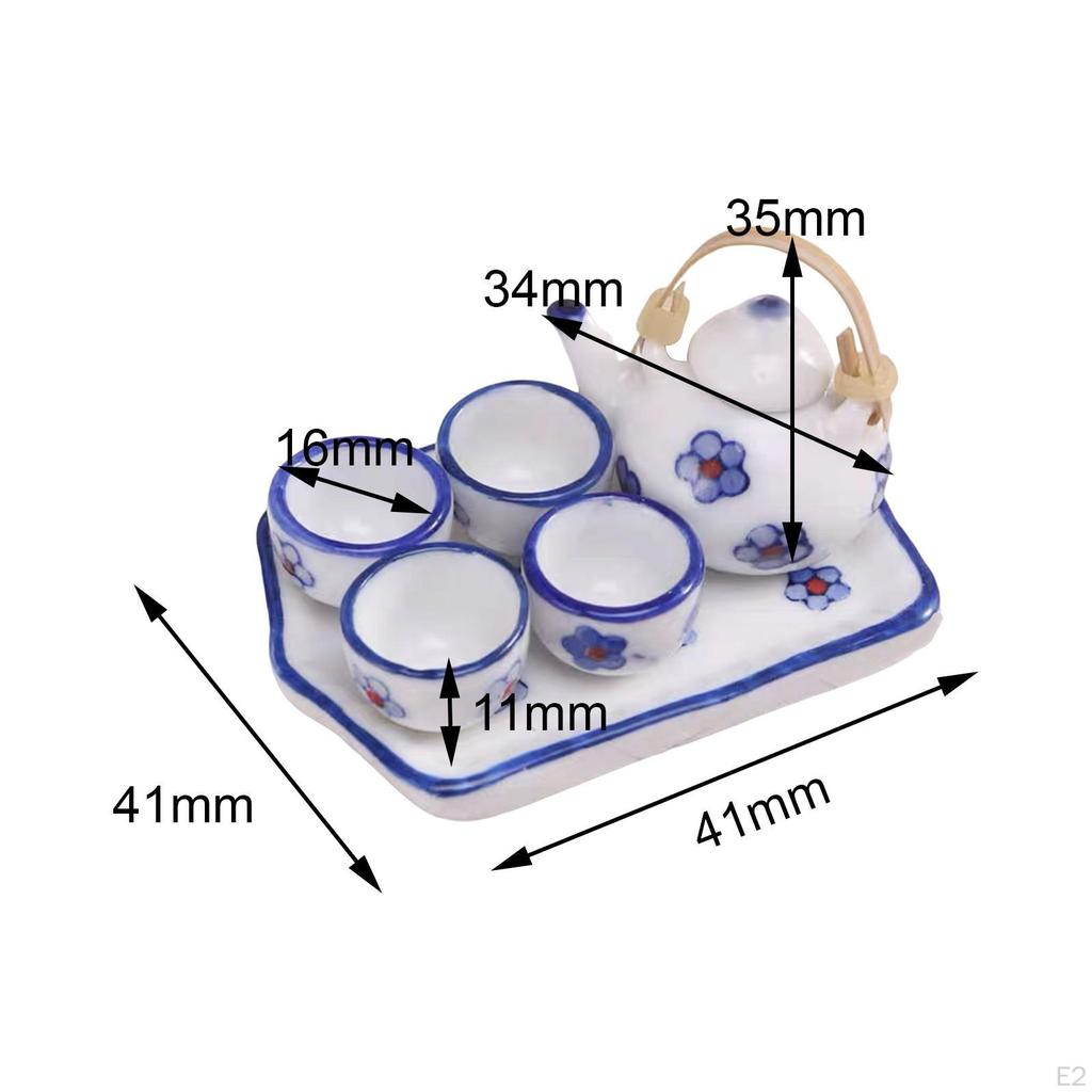 Miniature Teapot Cup DIY Scene Accessories Decoration