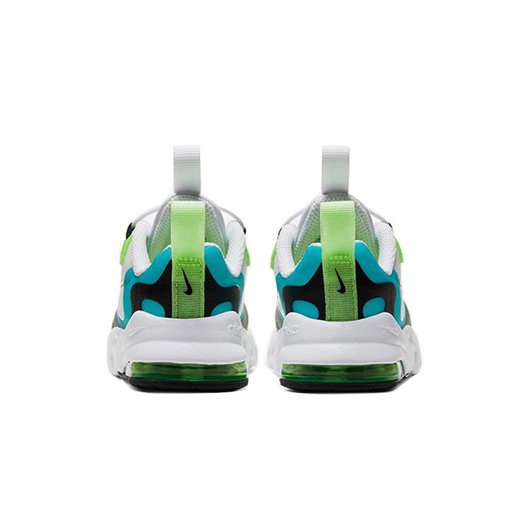 Nike Air Max 270 Niedrige Kleinkinderschuhe Blau Weiß Grün Säugling Und Kleinkind CW2213-300