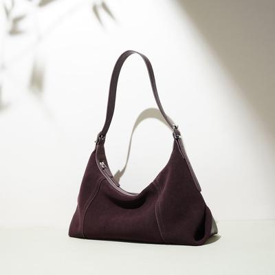 Frosted Texture Underarm Women's Early Autumn Retro Versatile Dumpling Bag Casual Shoulder Messenger Bag