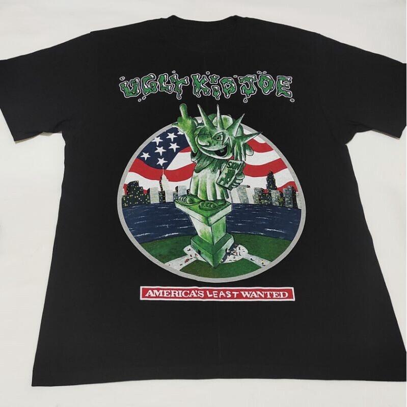 Винтажная футболка группы Ugly Kid Joe из плотного хлопка, черная, унисекс, полноразмерная XL