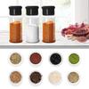 5/10/15Pcs 100Ml Empty Jars Plastic Spice Bottles Set For Storing Barbecue Seasoning Salt Pepper With Spice Rack Holds