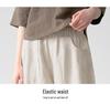 Pantaloni Casual da Donna 100% Lino Puro - Nuova Collezione Primavera/Autunno 2026, Traspiranti, Ampi, Gamba Dritta.