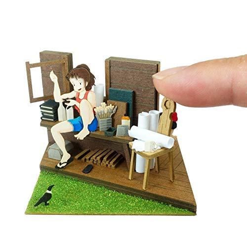 Sankei Studio Ghibli Mini Kiki's Delivery Service Ursula & Kiki Papercraft Kit MP07-92