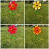 Rotating Wind Spinner Windmill Sculpture Metal Garden Art Weatherproof Yard Decoration Gift Suitable for Lawn Landscape