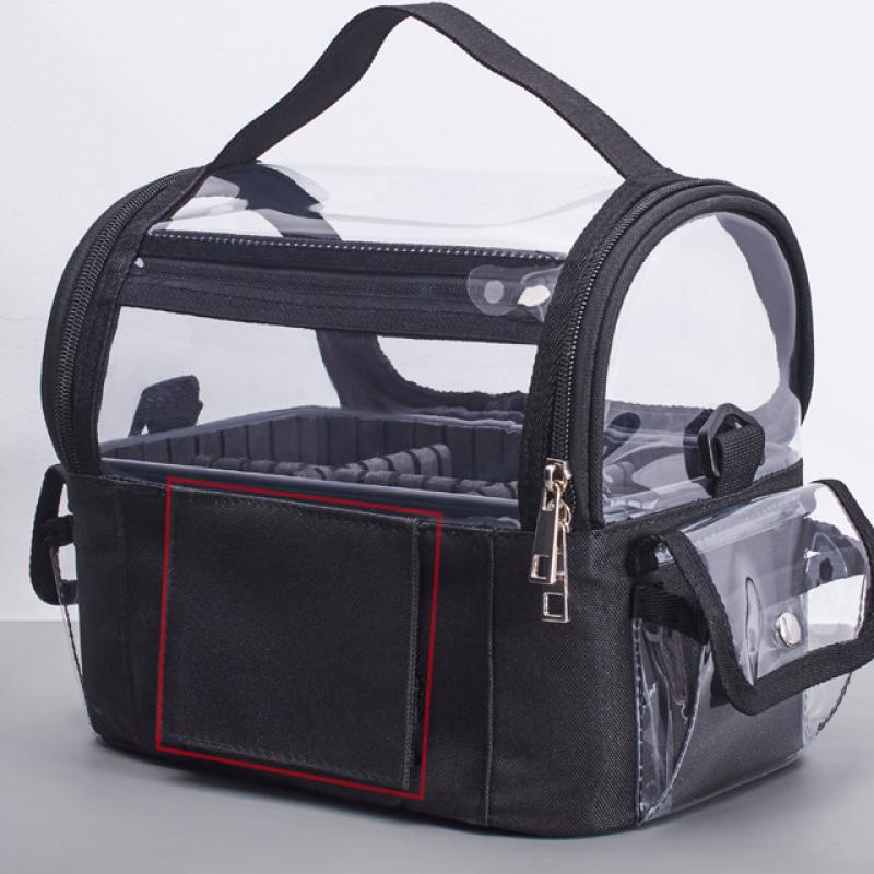 Reise Kulturtasche Transparente Kosmetiktasche Mit Trennwand Griff Make-up Organisierte Aufbewahrungstasche Unterarm Schultertaschen