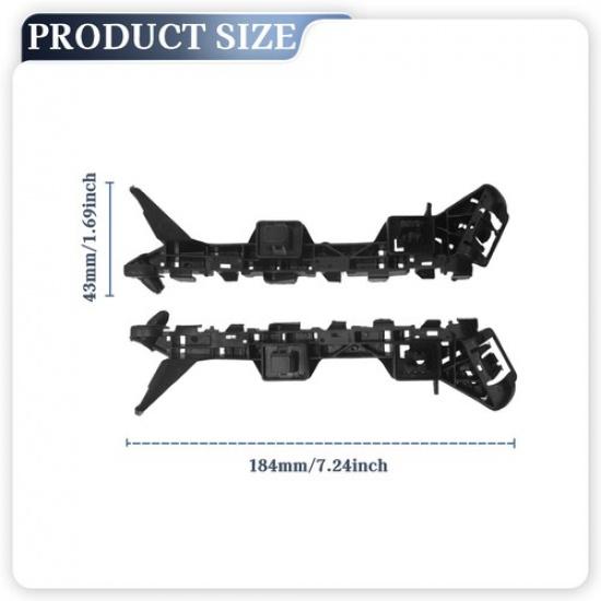 Front Bumper Brackets Retainer Side Support For 2015- Honda Fit 2Pcs