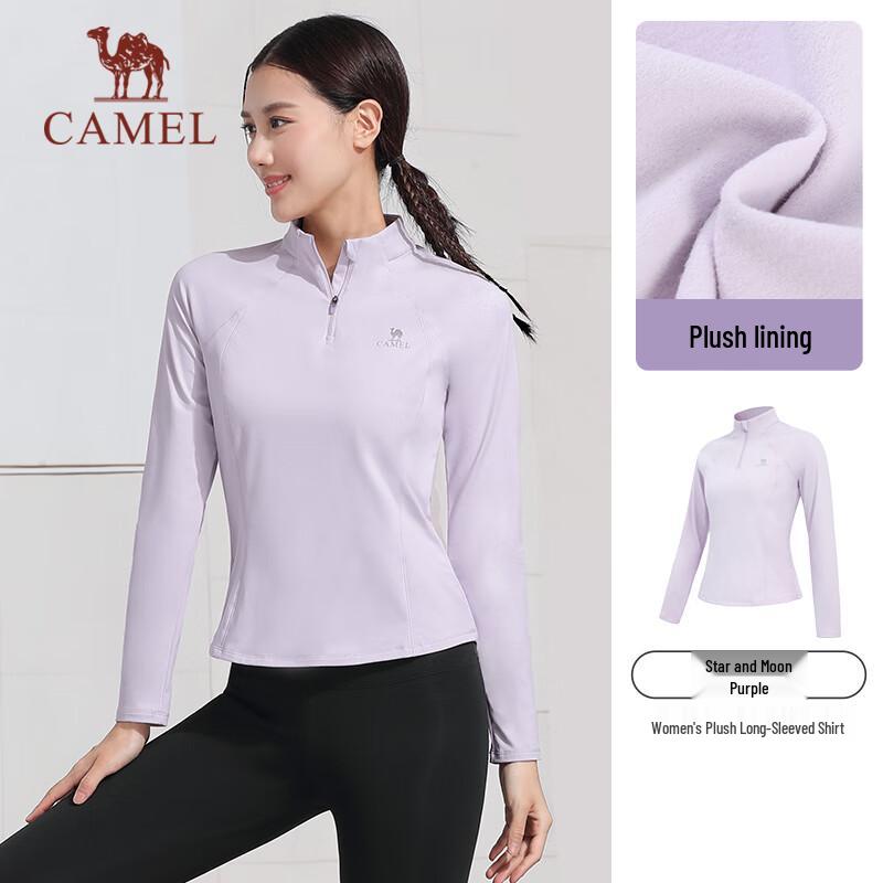 Camel Women s Thin Fleece Running T-Shirt S 2340₽