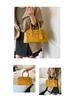2025 Retro Niche Suede Colorblock Crossbody Baguette Handbag - New Versatile Fashion for Women