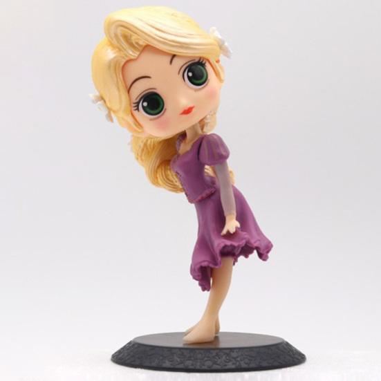 Action Figure Skin-friendly Exquisite Craft PVC Disney Princess Figurine Model Statue for Children