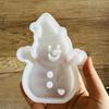 Christmas Snowman Figurine Silicone Molds for Epoxy Resin, Candle Soap, Home Decoration, Silicone Epoxy Resin Mould