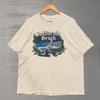 Vintage California Beach Faded Distressed Shirt Cream Graphic Surf XL Unisex T-Shirt