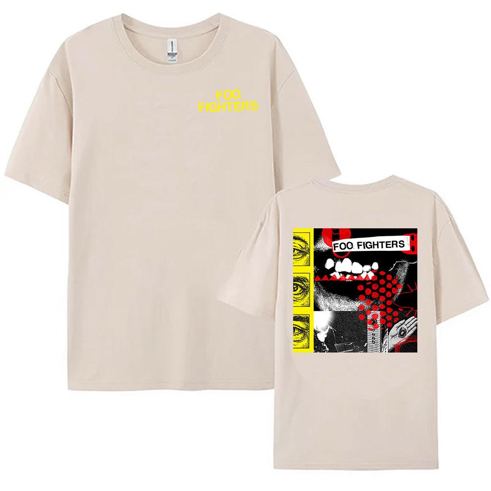 

Foo Fighters Your Favorite Toy T-shirt O-neck Summer Short Sleeve Mens Tees Design Rock Band Graphic Print Tshirts Fashion Top S