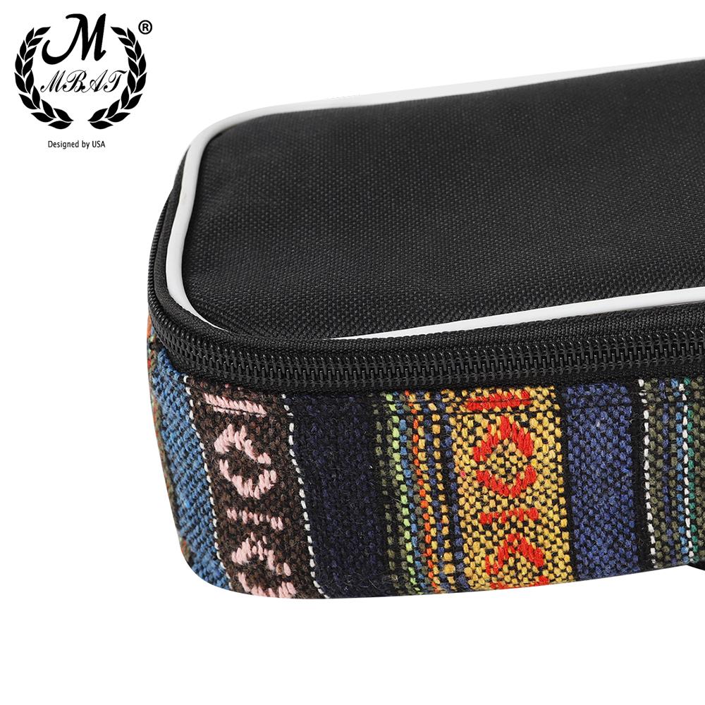 M MBAT MC62 Mandolin Backpack Cotton Padded Oxford Cloth Back Mandolin Bag Portable Double Shoulder Ethnic Style Mandolin Bag