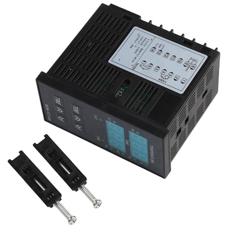 A96I-PID Control Model Digital Temperature Controller For Heat Press Machine With Built-In Timer BEM-TCT-4B